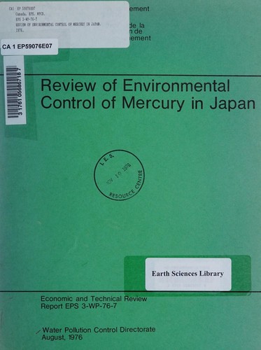 Cover for Review of environmental control of mercury in Japan