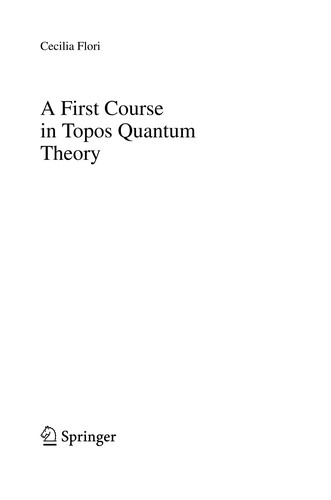 Cover for A First Course in Topos Quantum Theory