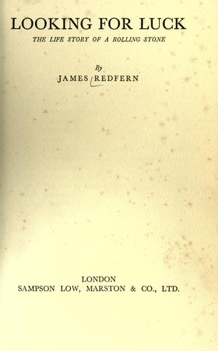 Cover for Looking for luck