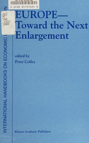 Cover for Europe, toward the next enlargement