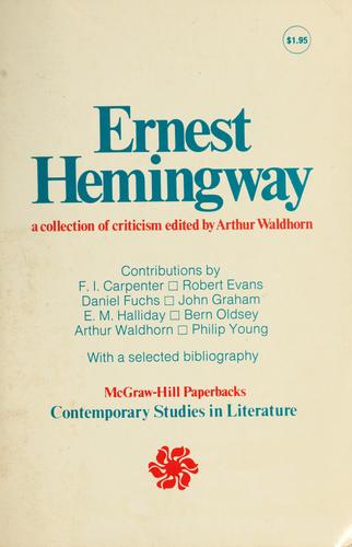 Cover for Ernest Hemingway