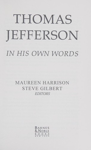Cover for Thomas Jefferson