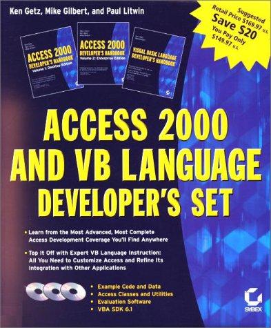 Cover for Access 2000 and VB Language (3-Volume Boxed Set With CD-ROMs)