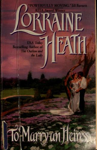 Cover for To marry an heiress