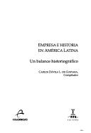 Cover for Empresa e historia en America Latina