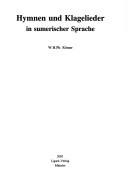 Cover for Hymnen und Klagelieder in sumerischer Sprache