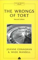 Cover for The wrongs of tort