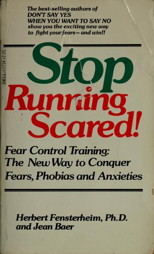 Cover for Stop running scared!