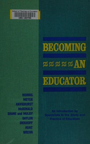 Cover for Becoming an educator
