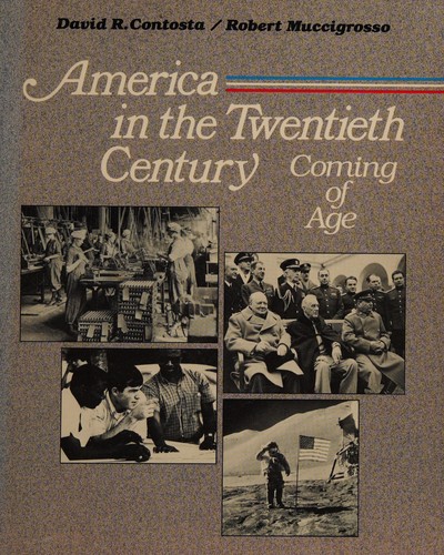 Cover for Americain the twentieth century