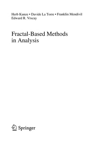 Cover for Fractal-based methods in analysis