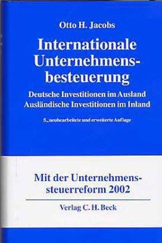 Cover for Internationale Unternehmensbesteuerung.