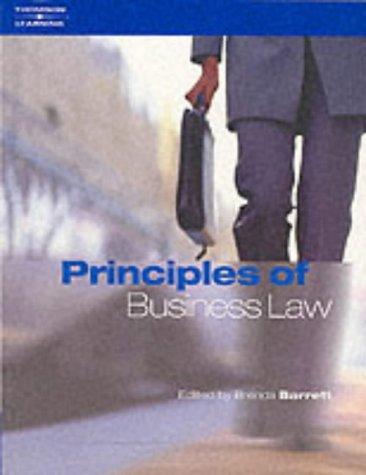 Cover for Principles of Business Law
