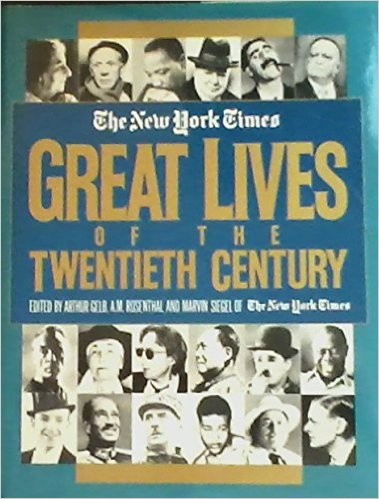Cover for New York times great lives of the twentieth century