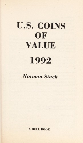 Cover for U.S. Coins of Value 1992