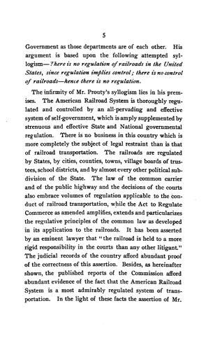 Cover for The political aspects of the railroad rate question.