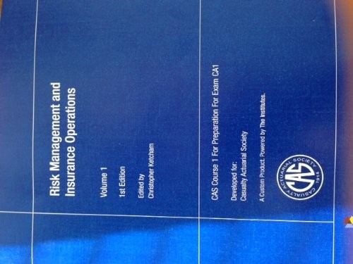 Cover for Risk Management and Insurance Operations