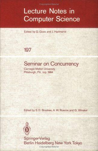 Cover for Seminar on Concurrency