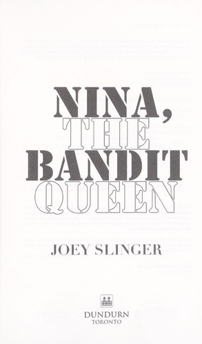 Cover for Nina, the bandit queen