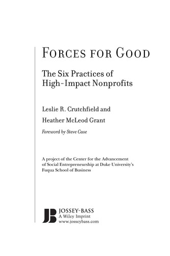 Cover for Forces for good