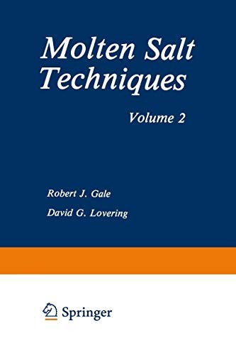 Cover for Molten Salt Techniques
