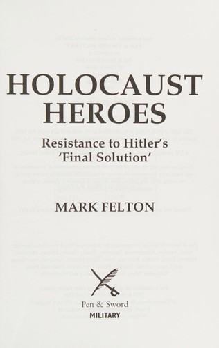 Cover for Holocaust Heroes