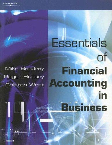 Cover for Essentials of Financial Accounting in Business