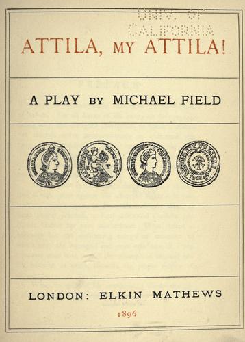 Cover for Attila, my Attila!