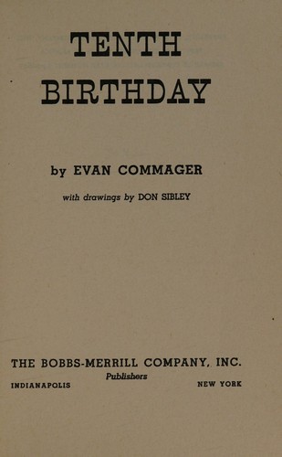 Cover for Tenth birthday