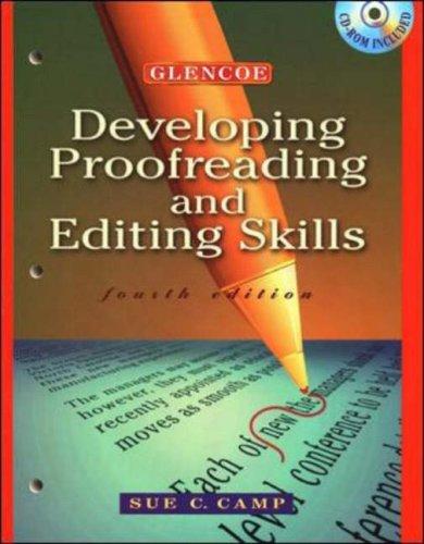 Cover for Developing Proofreading and Editing Skills