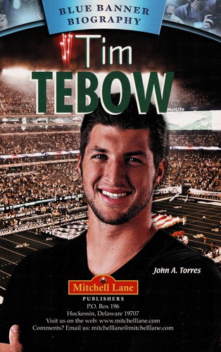 Cover for Tim Tebow