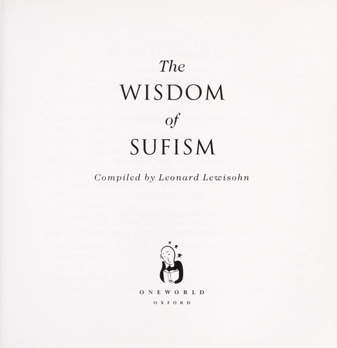 Cover for WISDOM OF SUFISM.