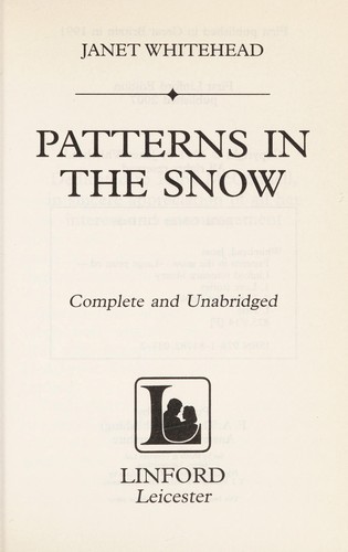 Cover for Patterns in the snow