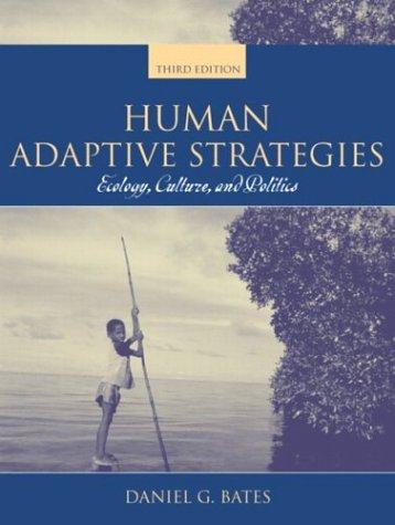 Cover for Human adaptive strategies