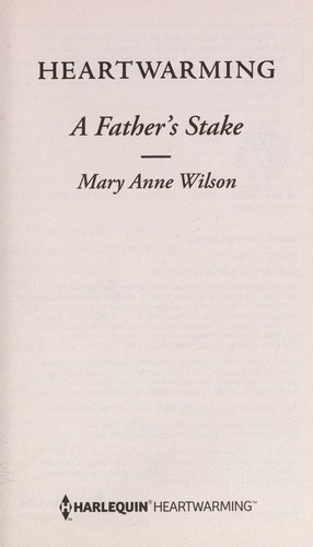 Cover for A father's stake