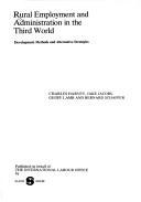 Cover for Rural employment and administration in the Third World