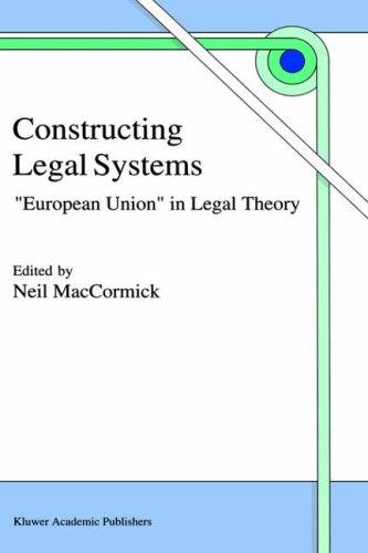 Cover for Constructing Legal Systems
