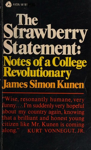Cover for The strawberry statement