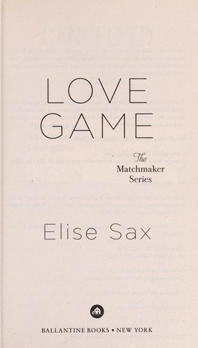 Cover for Love game