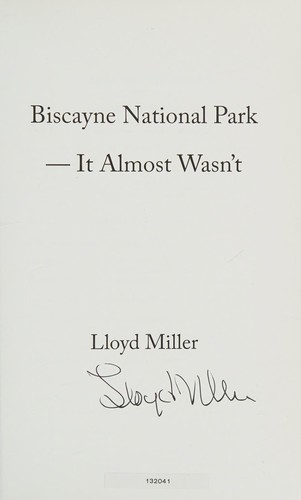 Cover for Biscayne national parks