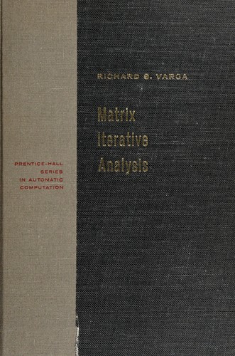 Cover for Matrix iterative analysis.