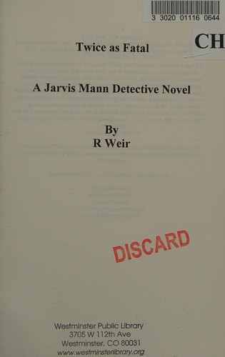 Cover for Twice As Fatal