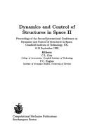 Cover for Dynamics and Control of Structures in Space II