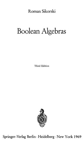 Cover for Boolean Algebras
