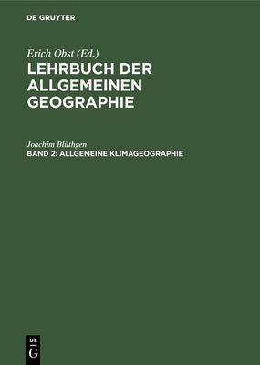 Cover for Allgemeine Klimageographie