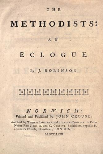 Cover for The methodists