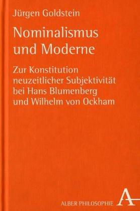 Cover for Nominalismus und Moderne
