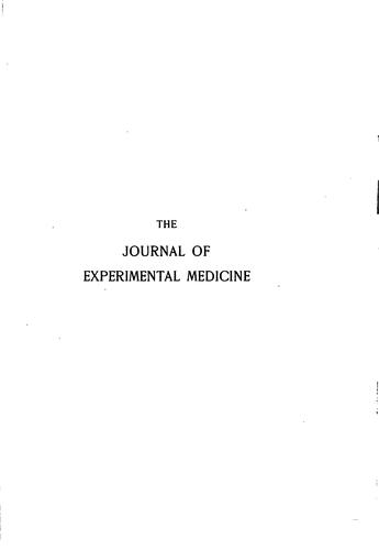 Cover for The Journal of Experimental Medicine