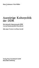 Cover for Auswärtige Kulturpolitik der DDR