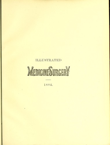Cover for Illustrated medicine and surgery